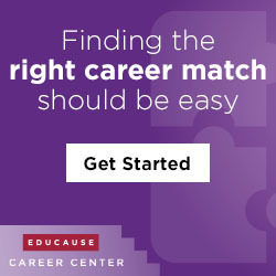 Ad: EDUCAUSE Career Center